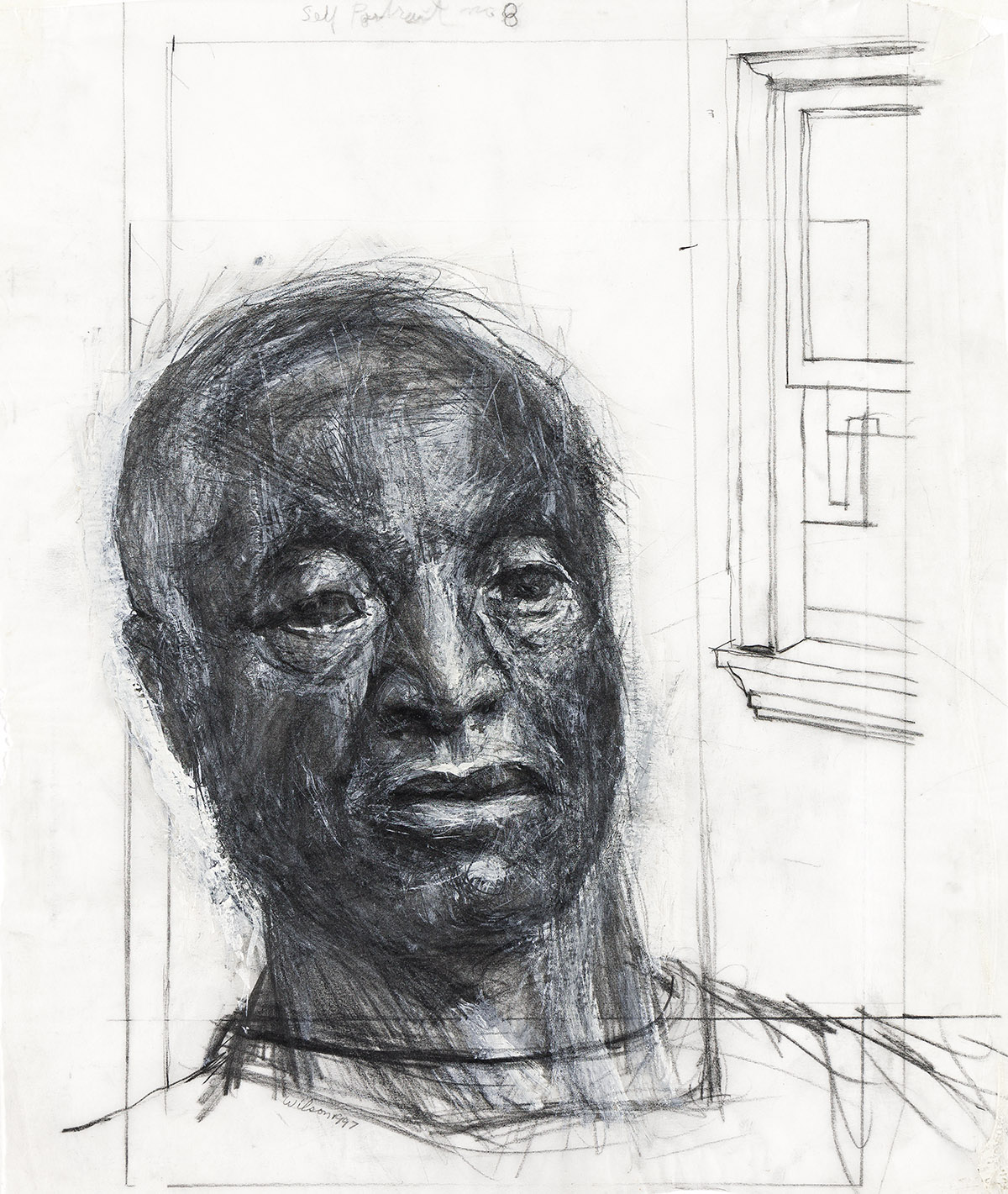 JOHN WILSON (1912 - 2015) Self Portrait, No. 8.